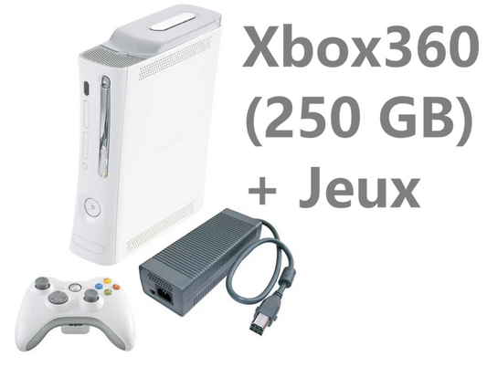 Xbox 360 Fat | 250 GB | + Jeux Inclu