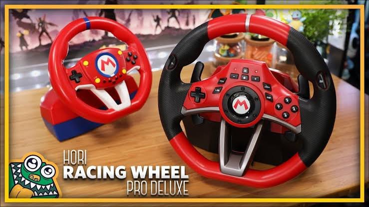 Volant Switch Hori Mario Kart Racing Wheel Pro Deluxe | New