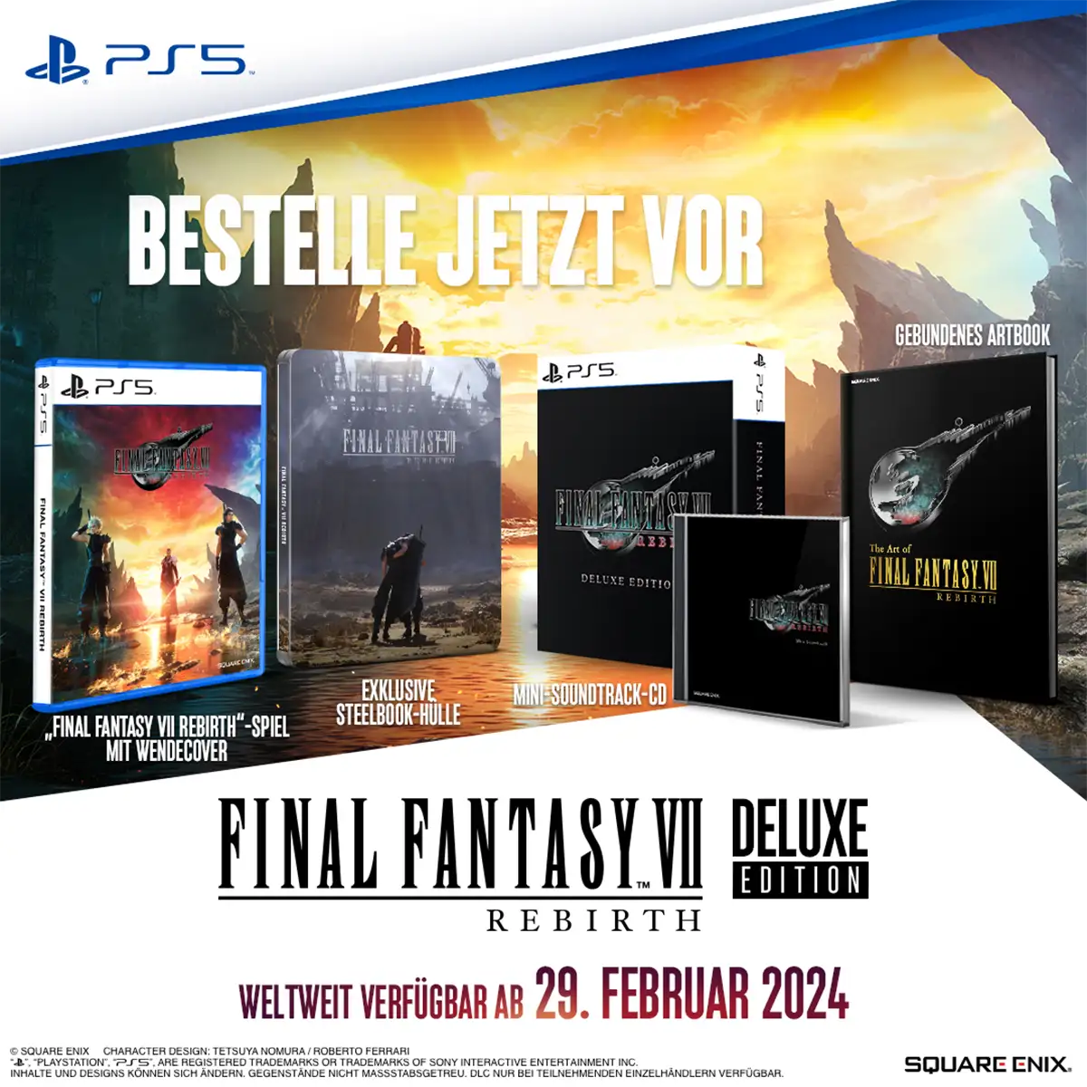 Final Fantasy VII Rebirth Deluxe Édition