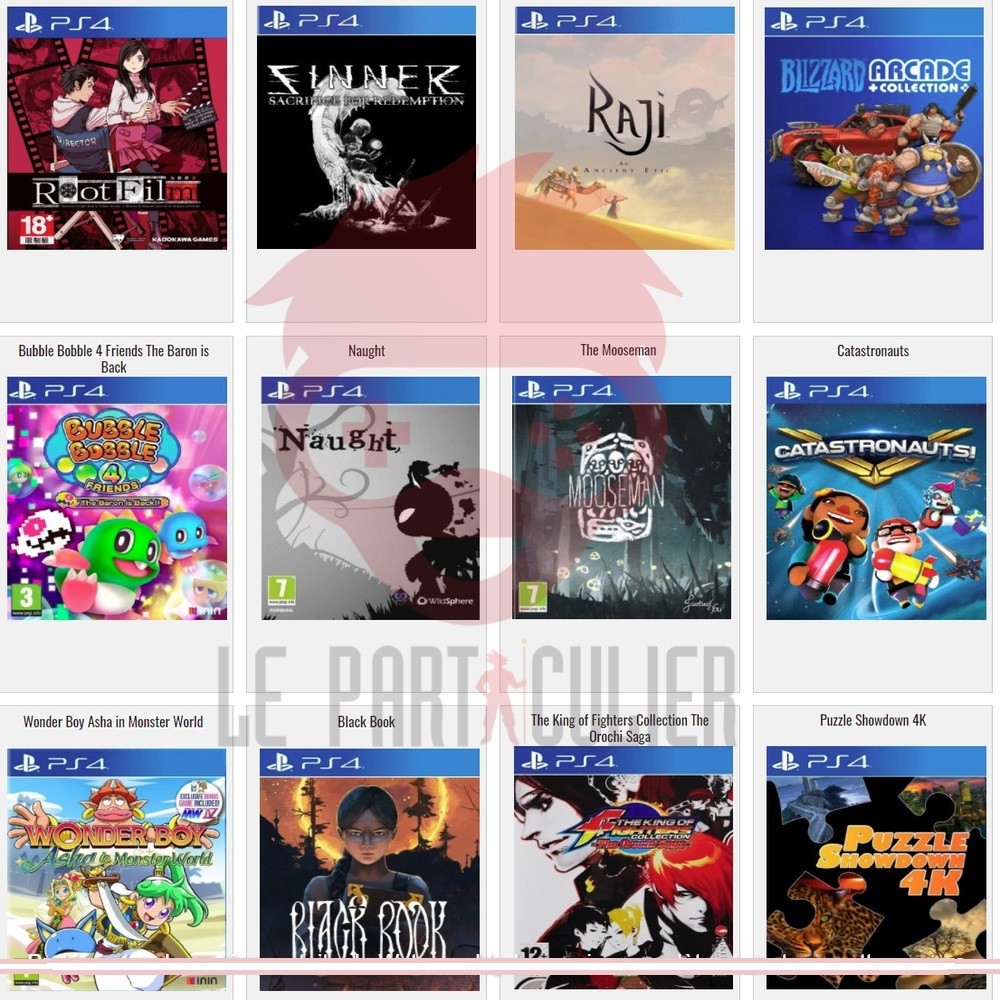 Chargement Jeux PS4 (Version 11.00 Maximum)