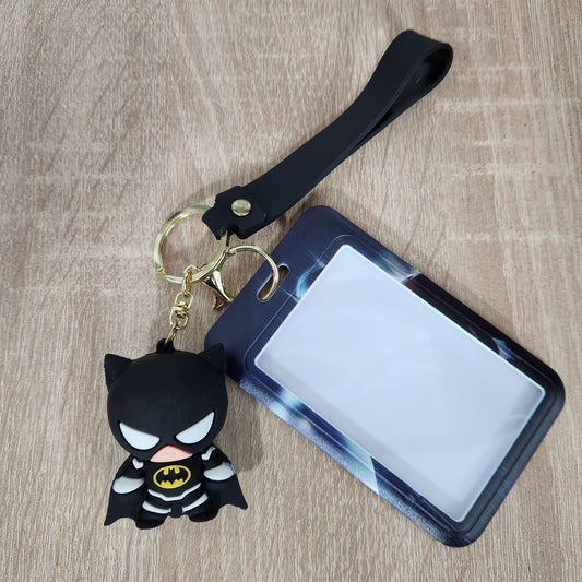 Porte clé avec badge Batman