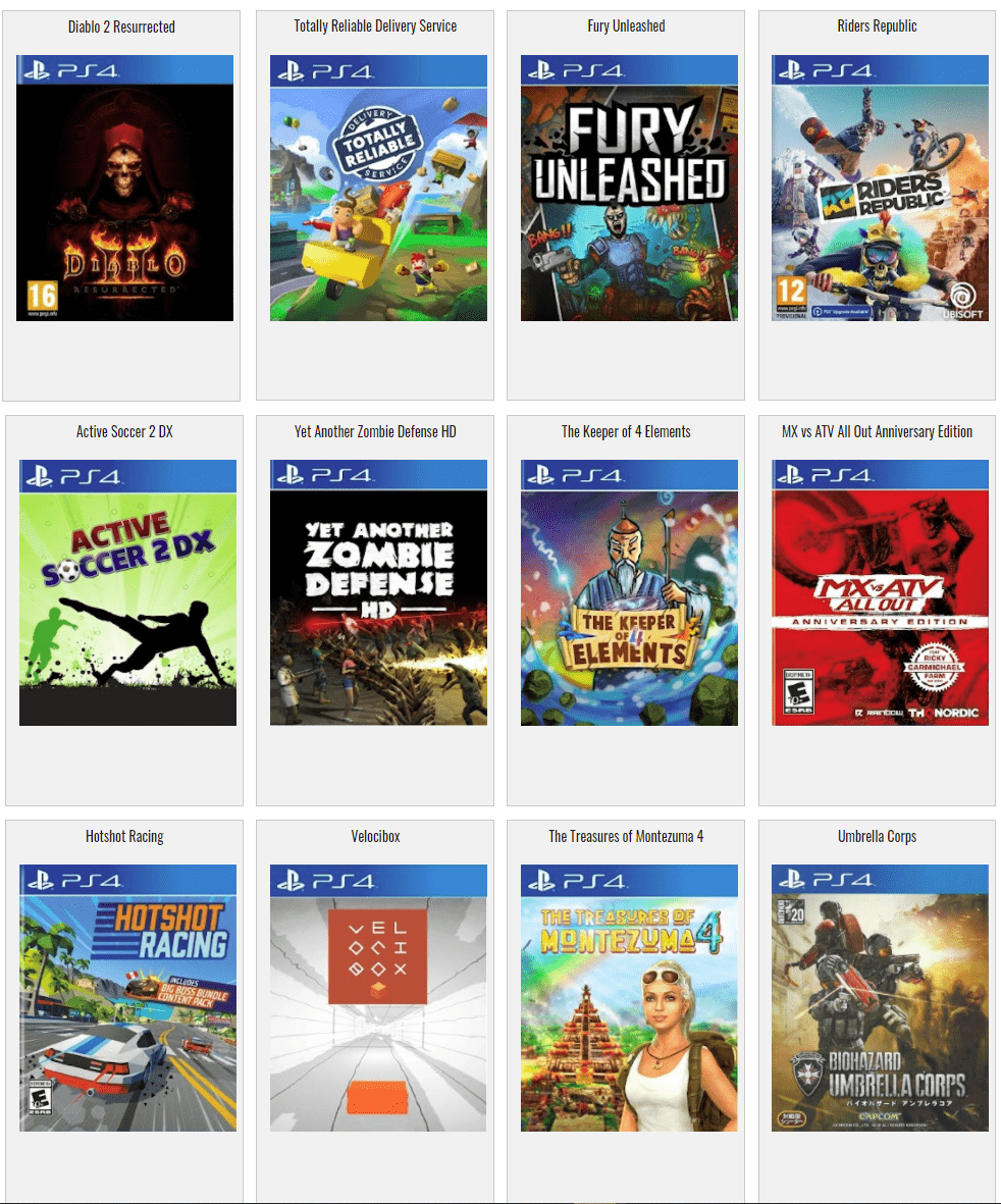 Chargement Jeux PS4 (Version 11.00 Maximum)