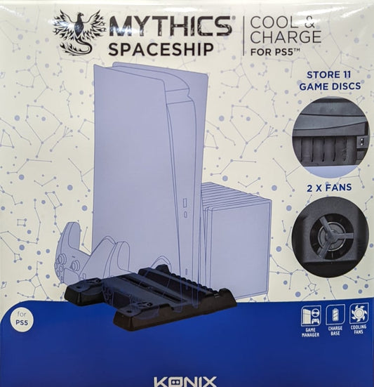 Stand konix Mythics Spaceship cool & charge Pour PS5
