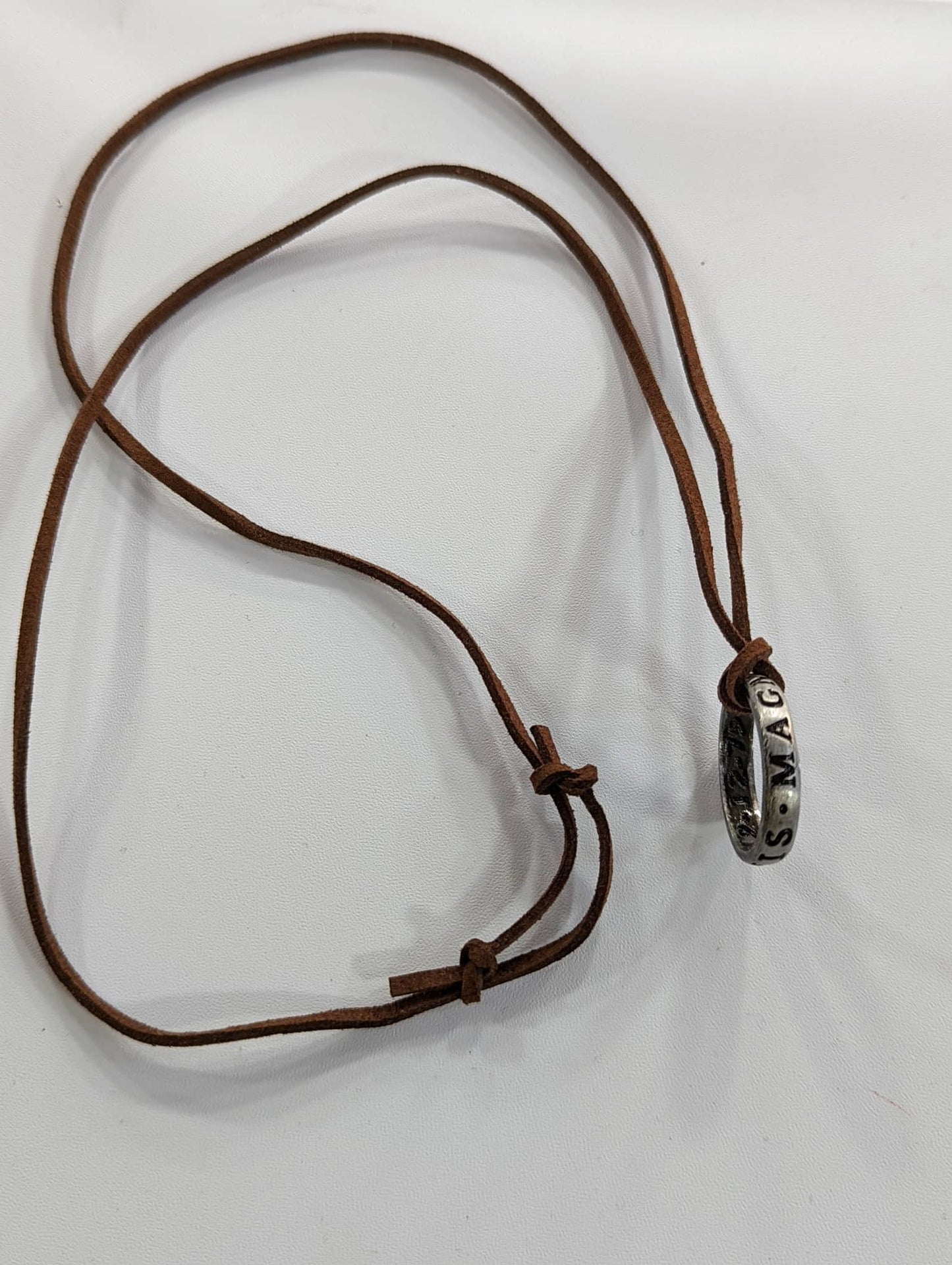 Chaine Uncharted Sir Francis Drake Ring Necklace