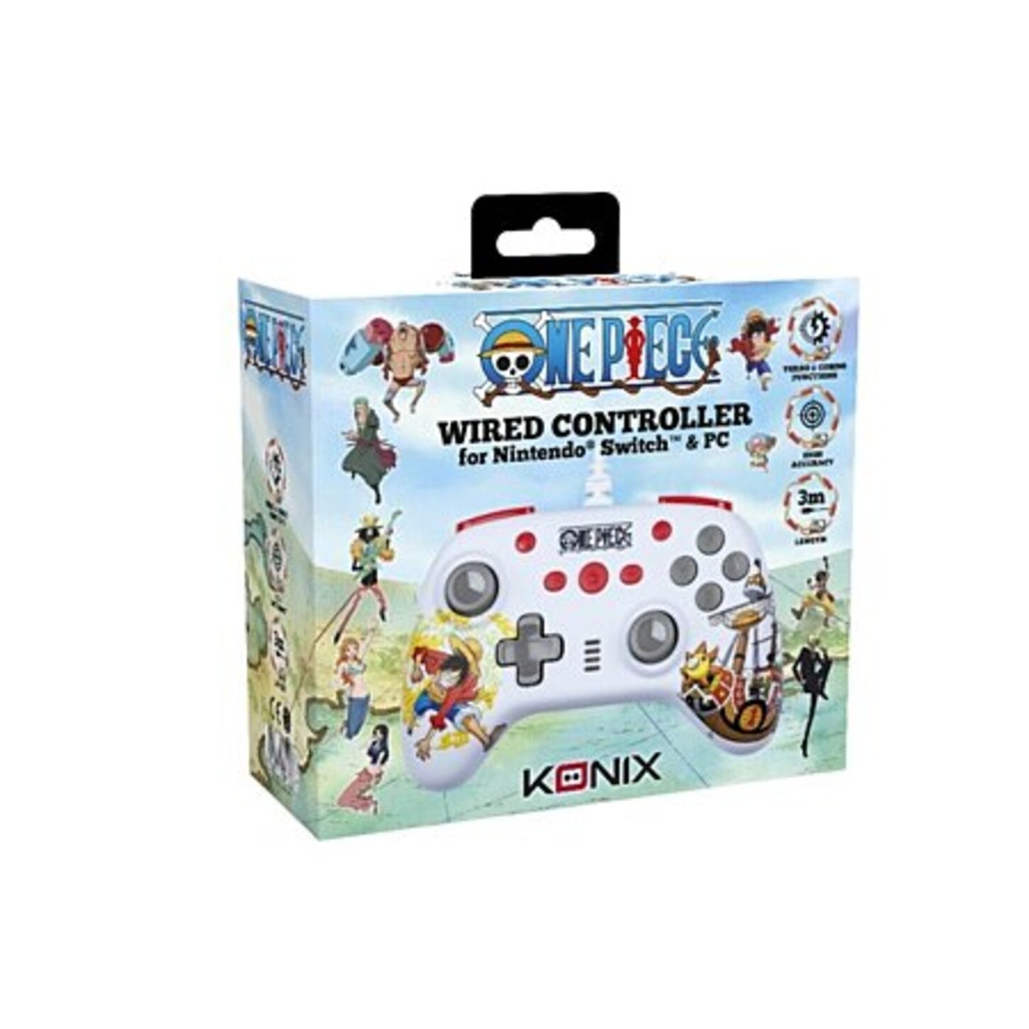 Manette Filaire Konix Nintendo Switch One Piece