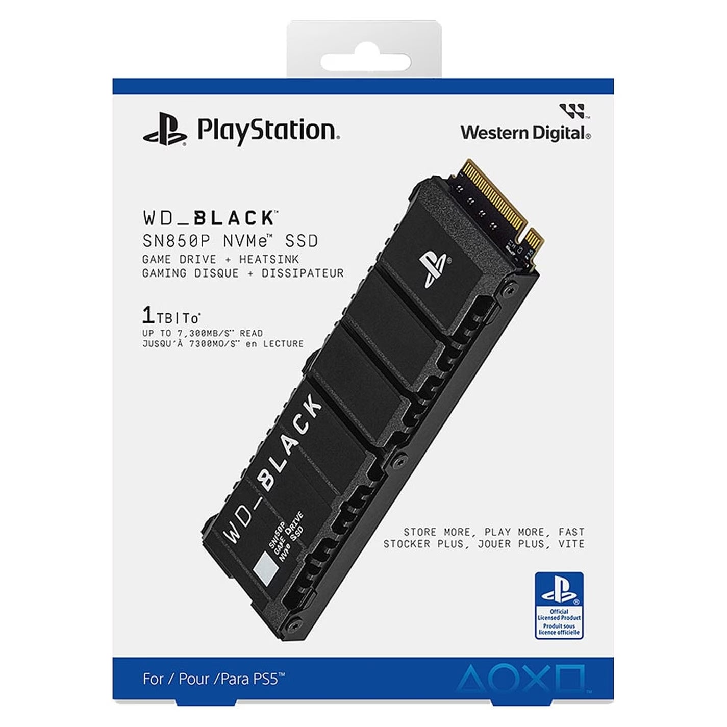SSD Western Digital 1TB WD_Black SN850P M.2 NVMe fot PS5