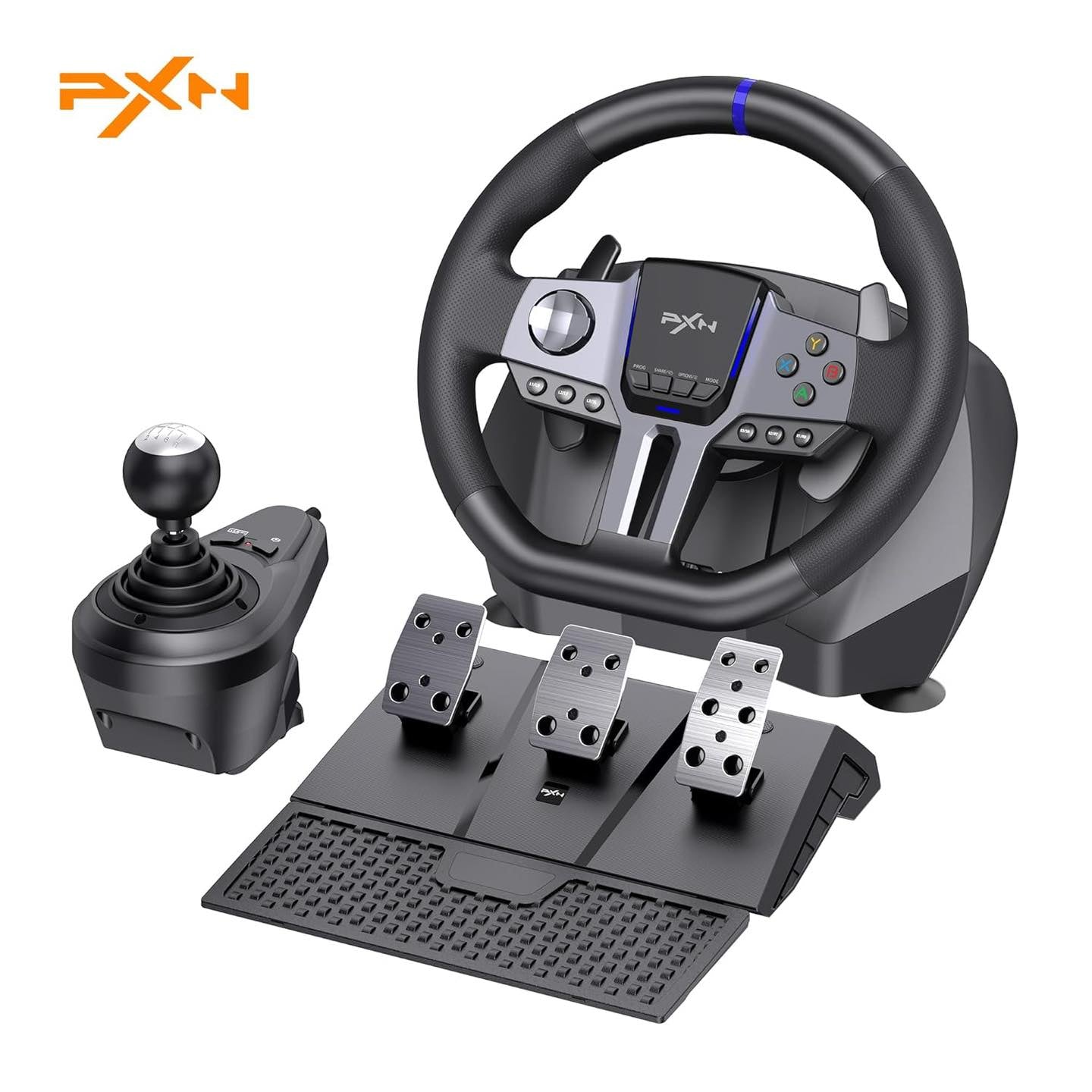Volant Gaming PXN-V9 GEN2 Wheel + Levier de Vitesse (PC/Playstation/Xbox)