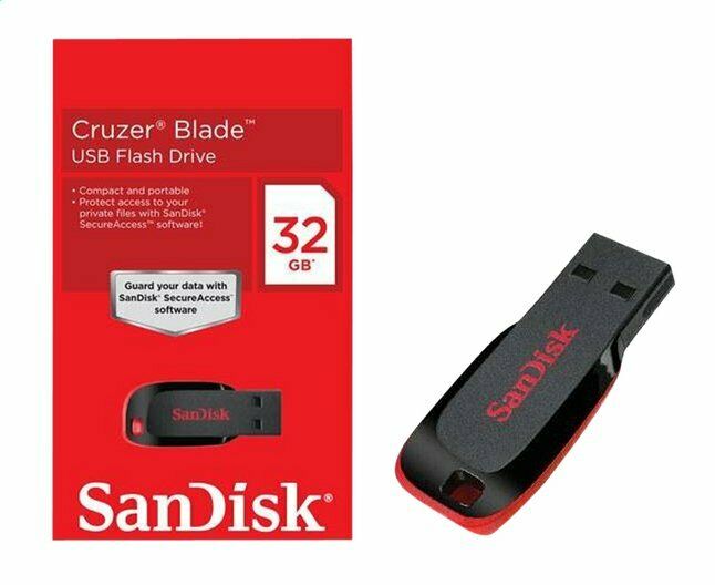 Flash Disque Sandisk Cruzer Blade 32Go