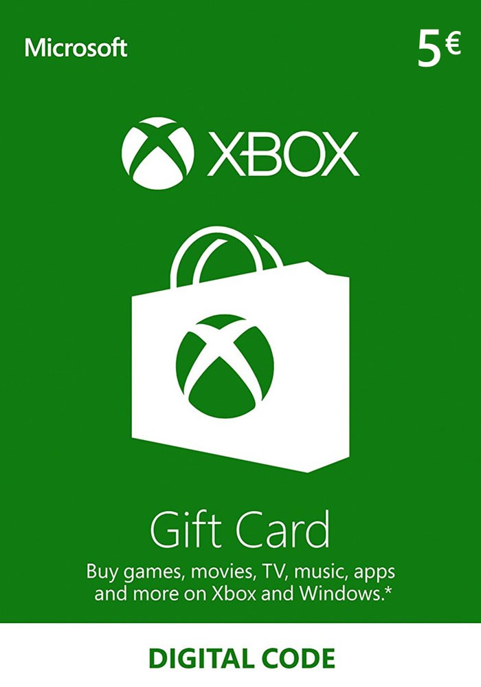 Gift Card / Carte Cadeau Xbox 05€