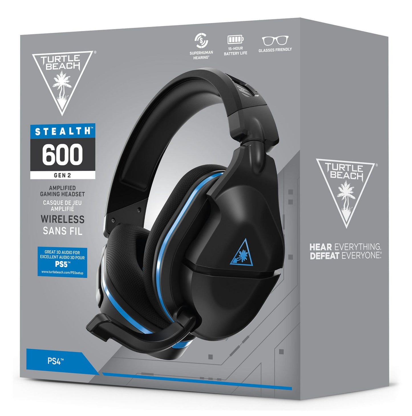 CASQUE TURTLE BEACH - STEALTH 600 WIRELESS PS5+ (noir)