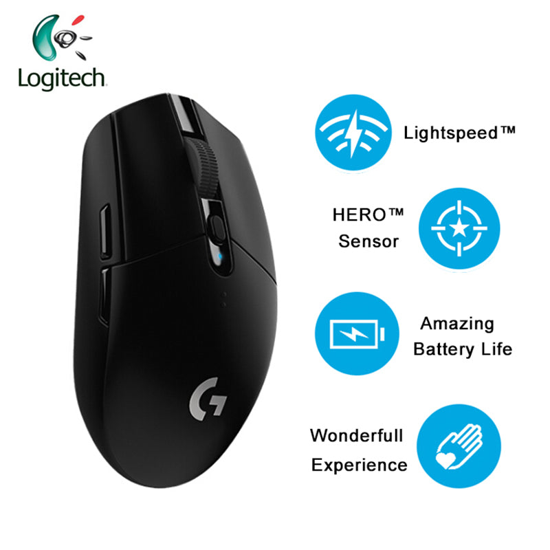 ماوس لاسلكي Logitech G304 LIGHTSPEED - أبيض 12,000 DPI