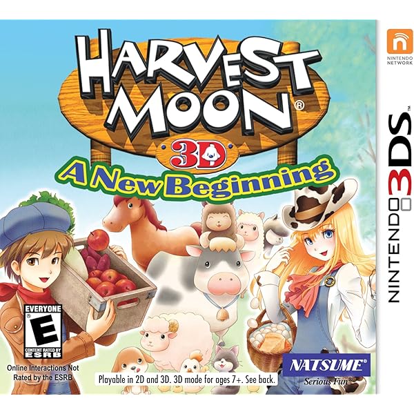 Harvest moon the tale of two towns Cartouche Nintendo 3DS USA (Sans Boite)