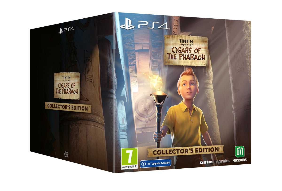 تينتين الصحفي سيجار الفرعون إصدار جامع مقتنيات PS4