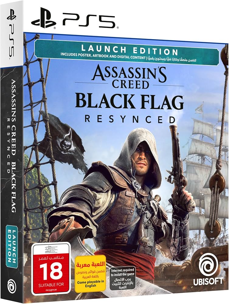 Assassin’s Creed Black Flag Resynced - Launch Edition PS5 (Eng/Arb) Occasion ♻️