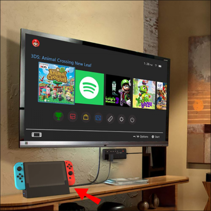 Nintendo Switch (Flashé + 128 GB + Jeux)