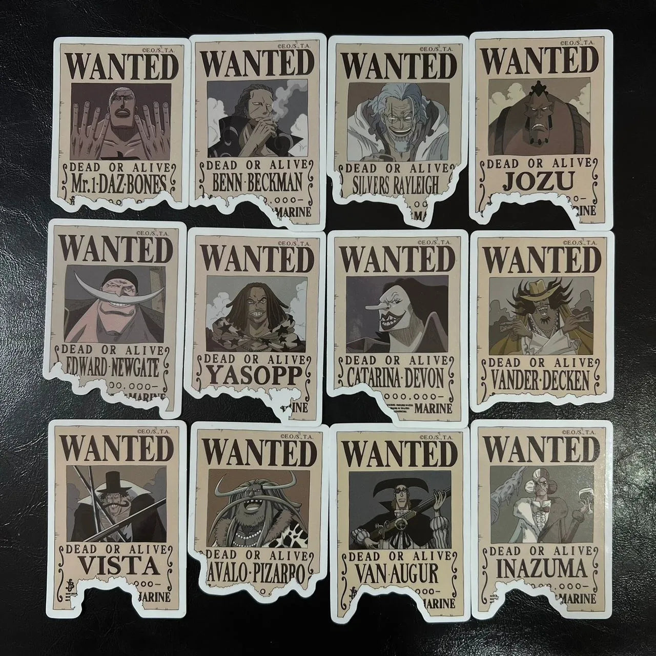 Pack de Stickers One Piece Wanted (V2)