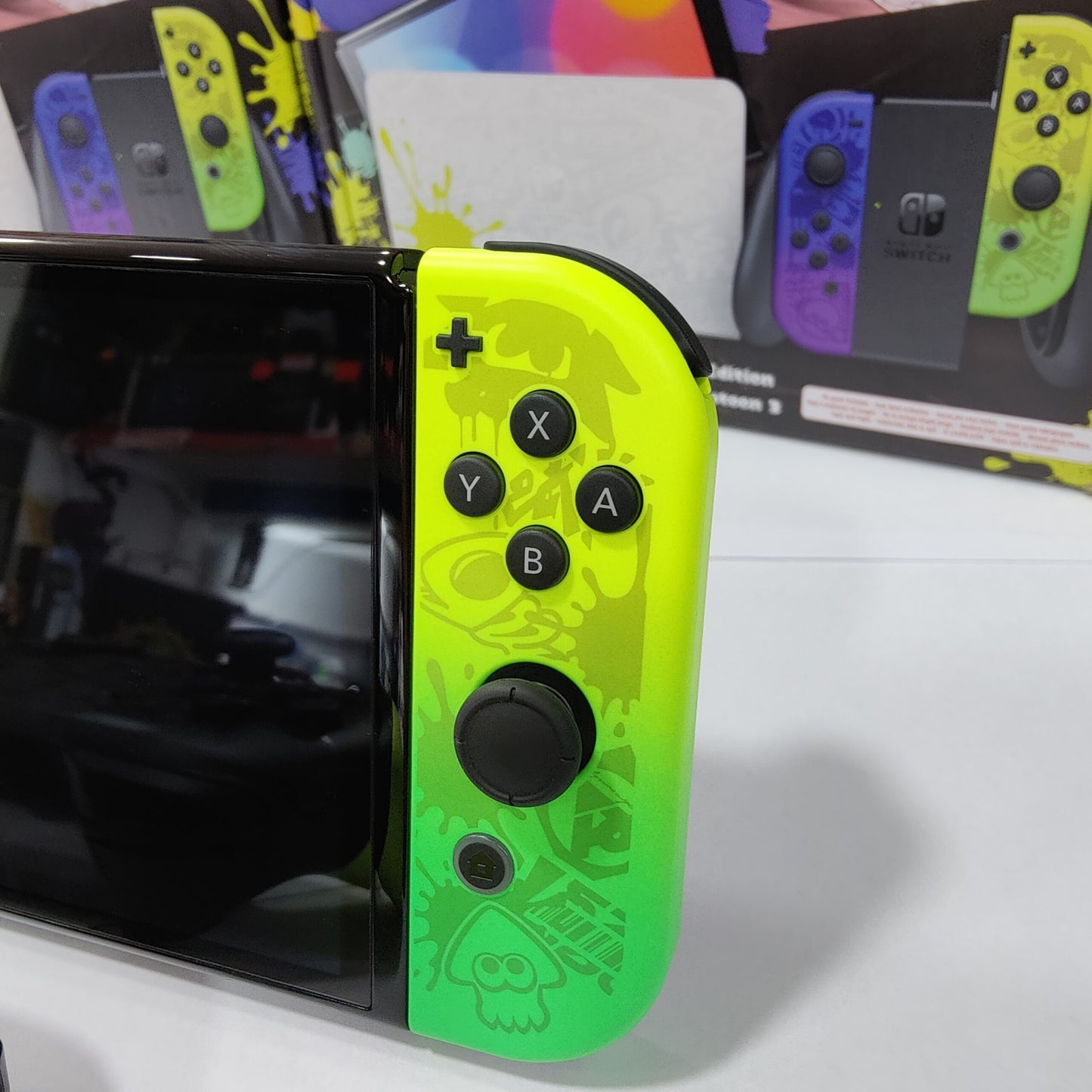 Console Nintendo Switch model Oled Splatoon 3 édition limitée