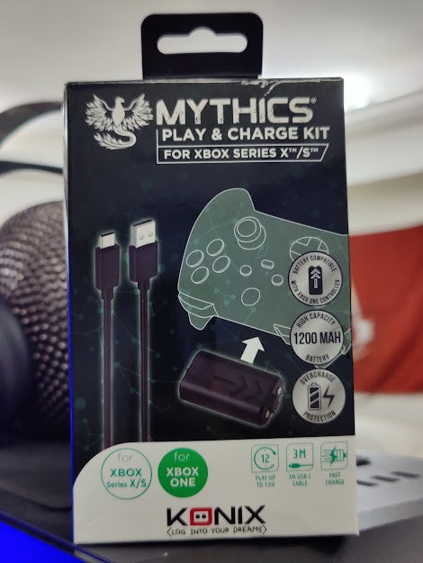 Konix - Charge Battery Pack (1200mah) + Cable Type C (3 metres)