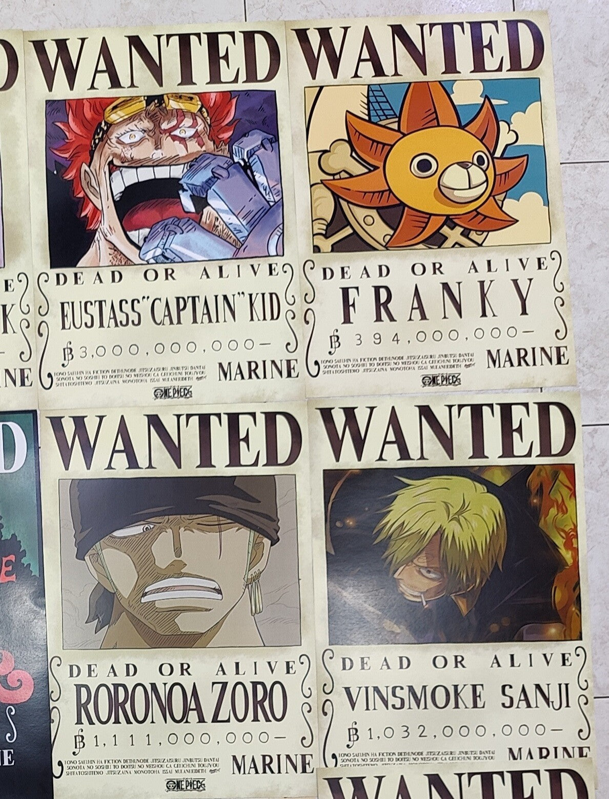 Poster Wanted | One Piece Bounty