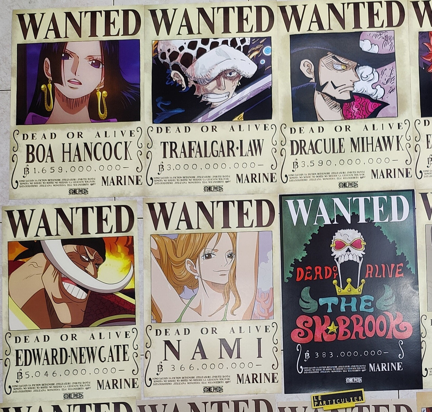 Poster Wanted | One Piece Bounty