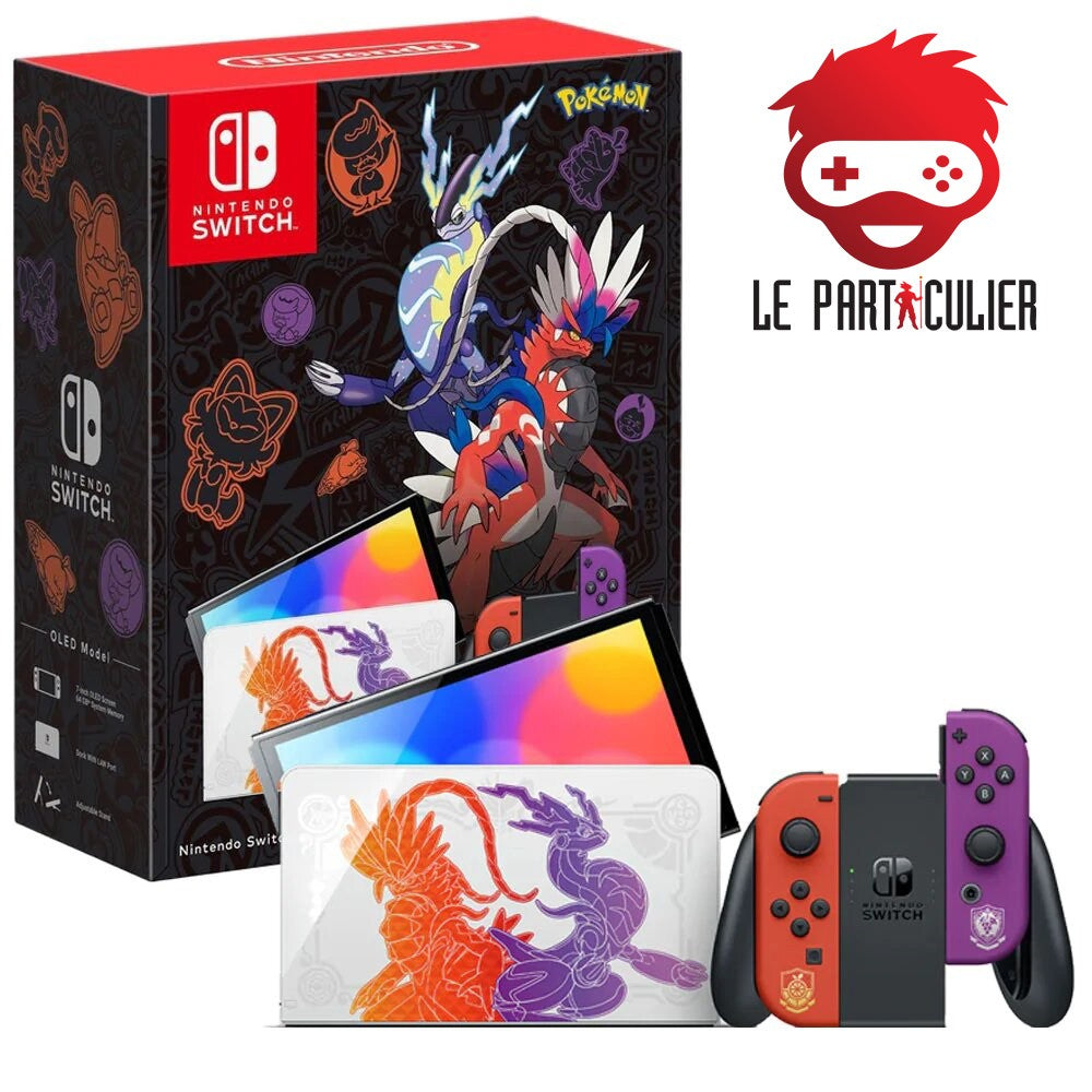 Nintendo Switch OLED | Edition Limité | Pokémon Scarlet & Violet -Parfaite Etat-