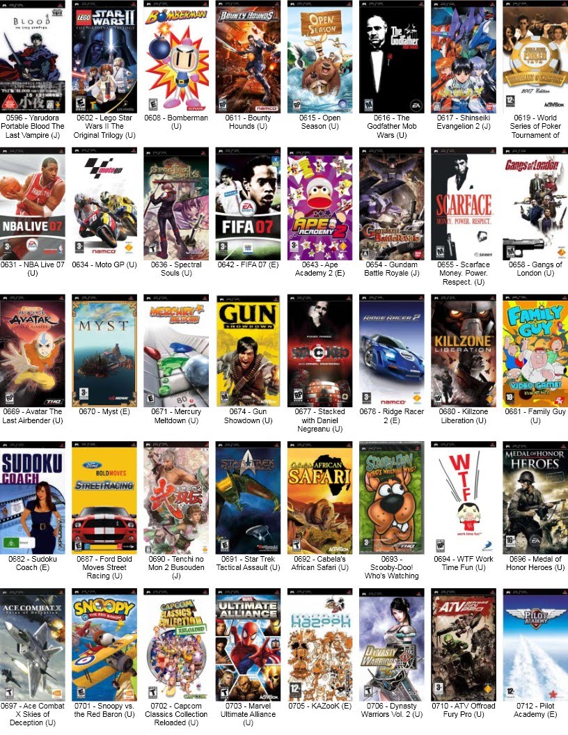 تحميل ألعاب PSP