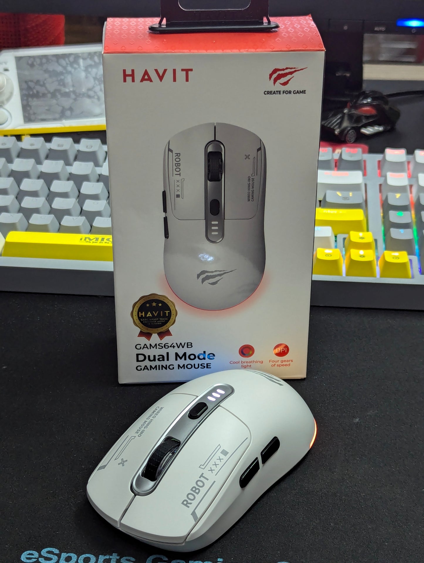 Souris Sans Fil Havit Gams64WB Wireless Gaming Mouse Bluetooth