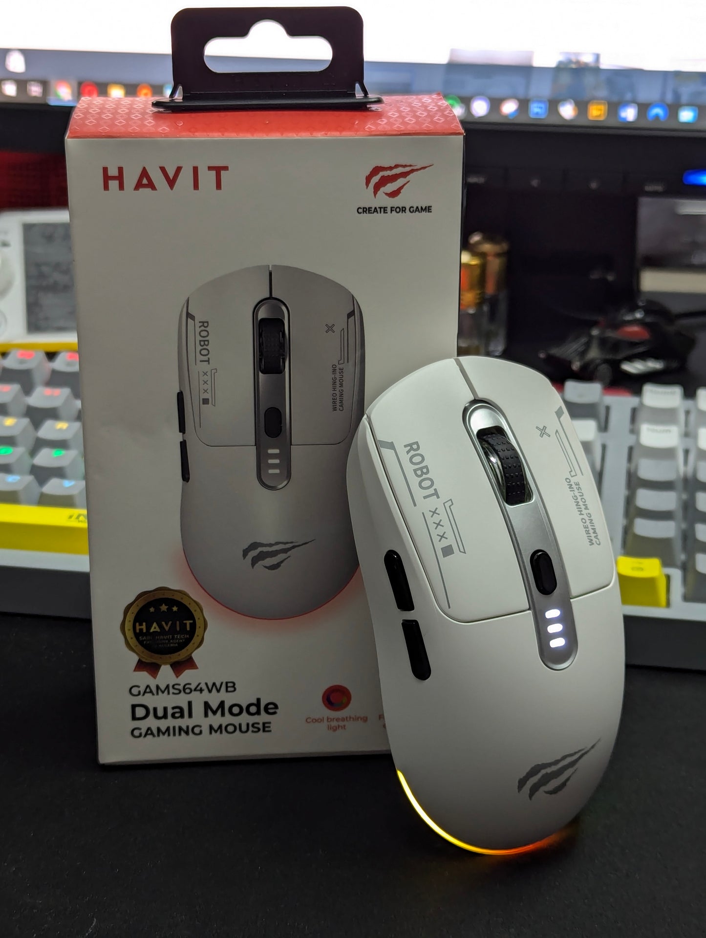 Souris Sans Fil Havit Gams64WB Wireless Gaming Mouse Bluetooth