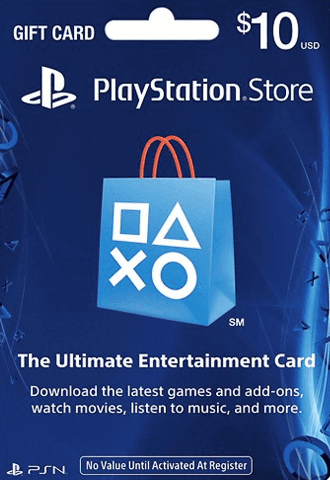 CARTE GIFT PSN 10$ (USA)