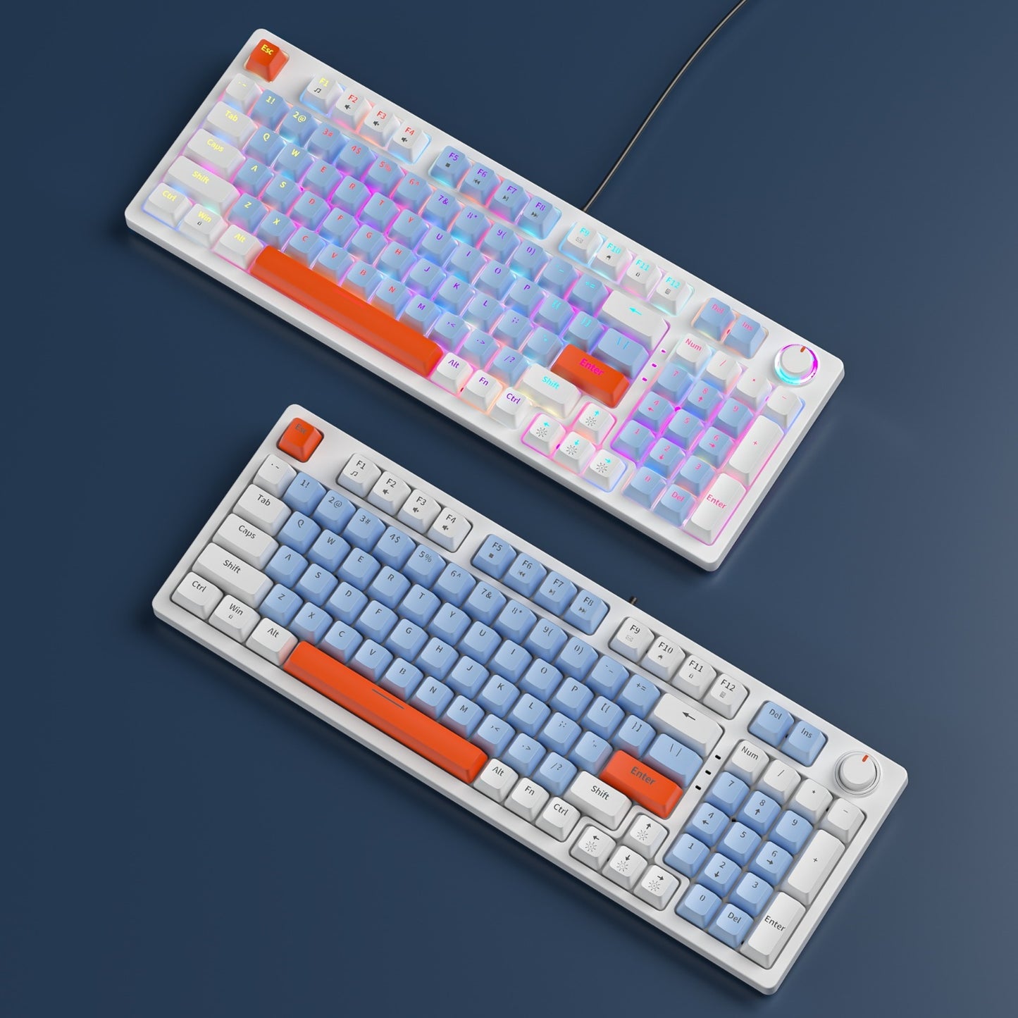 Clavier Mécanique Filaire Zifriend KA981 (98 Keys)