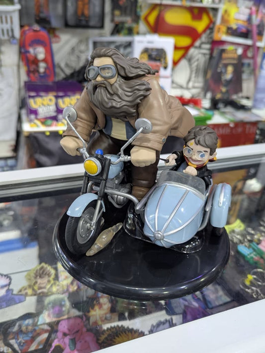 Figurine Harry Potter & Hagrid Motocycle
