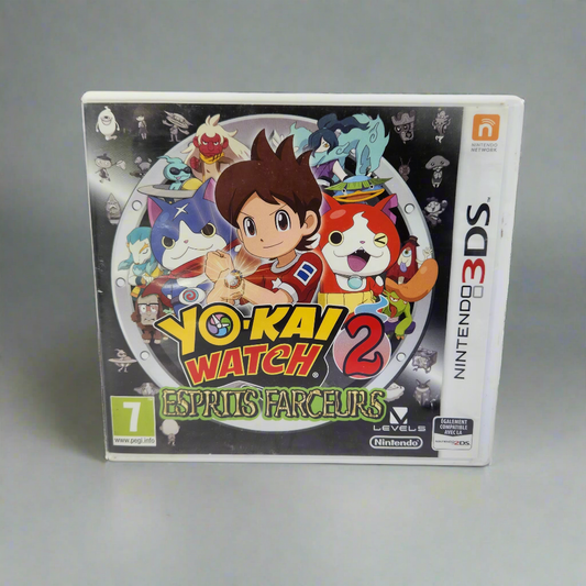 YO-KAI Watch 2 Esprit Farceurs Nintendo 3ds (Boite + Notice) Occasion ♻️