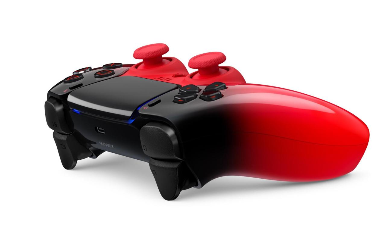 Manette PS5 DualSense Hyperpop Techno Red