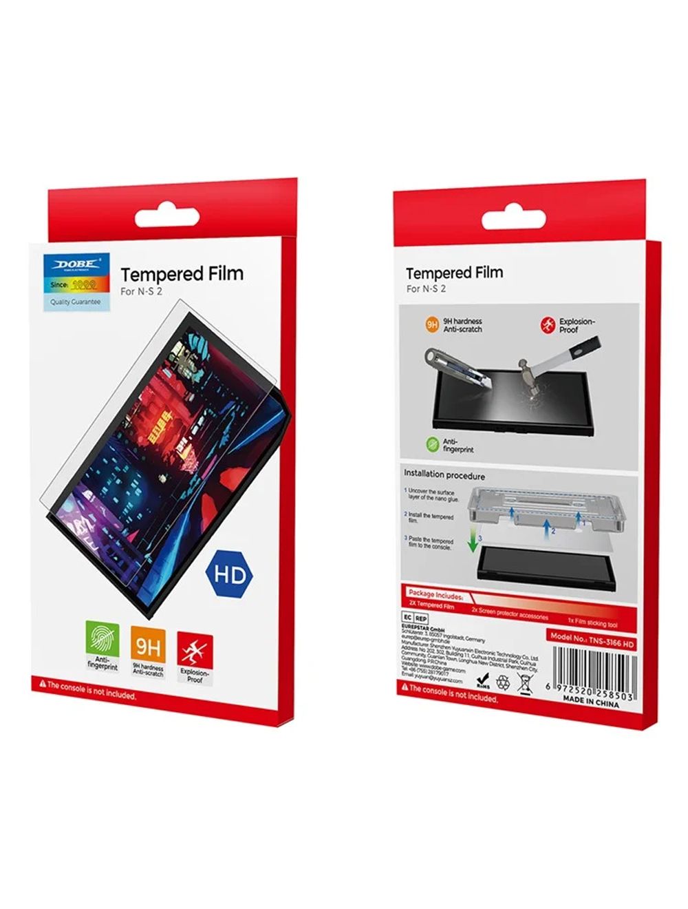 Tempered Glass for Nintendo Switch 2 | DOBE