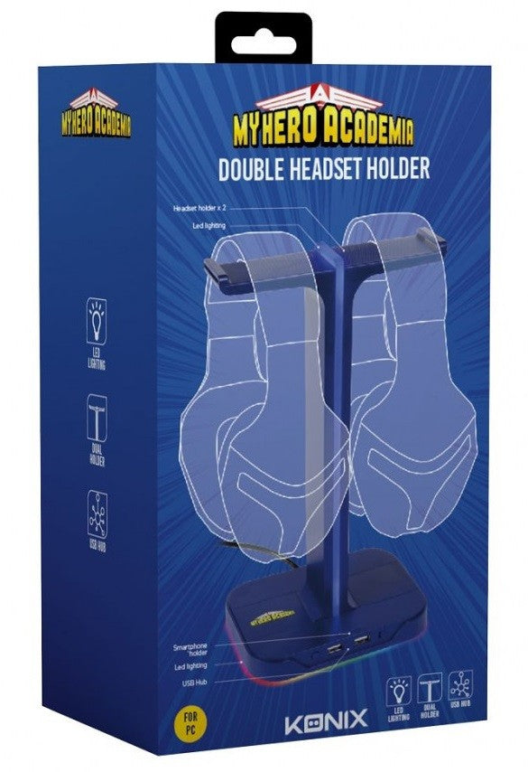 Double support casque My Hero Academia - Konix