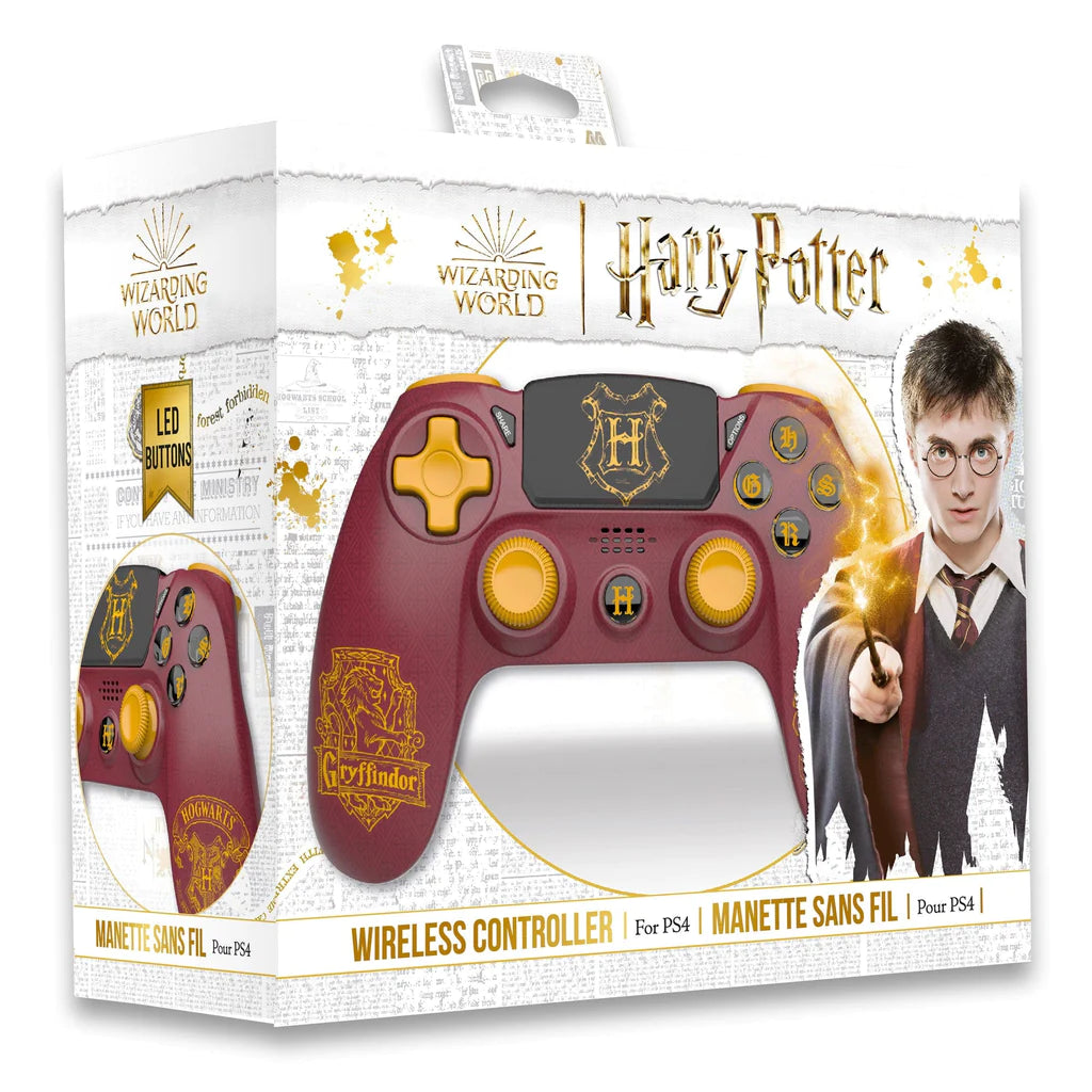 Manette Ps4 Sans Fil Freaks and Geeks - Harry Potter - Grenat