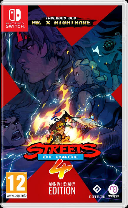 Street Of Rage 4 Anniversary Edition Nintendo Switch