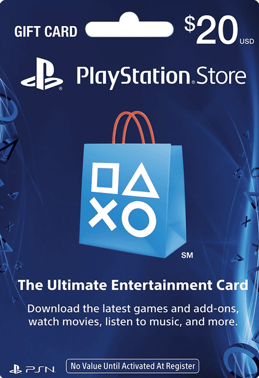 CARTE GIFT PSN 20$ (USA)