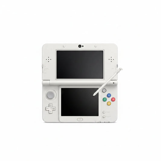 Console Nintendo New 3DS -White- (Flashé+jeux) Presque Neuf (Sans Boite)