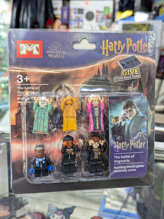 Figurine LEGO Harry Potter the battle of Hogwarts lot 6 Pieces (4 CM)