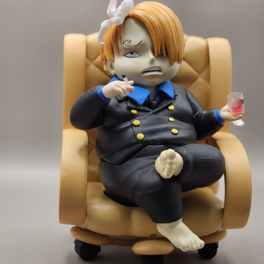 Figurine One Piece Sanji FAT Fauteuille | 15 cm