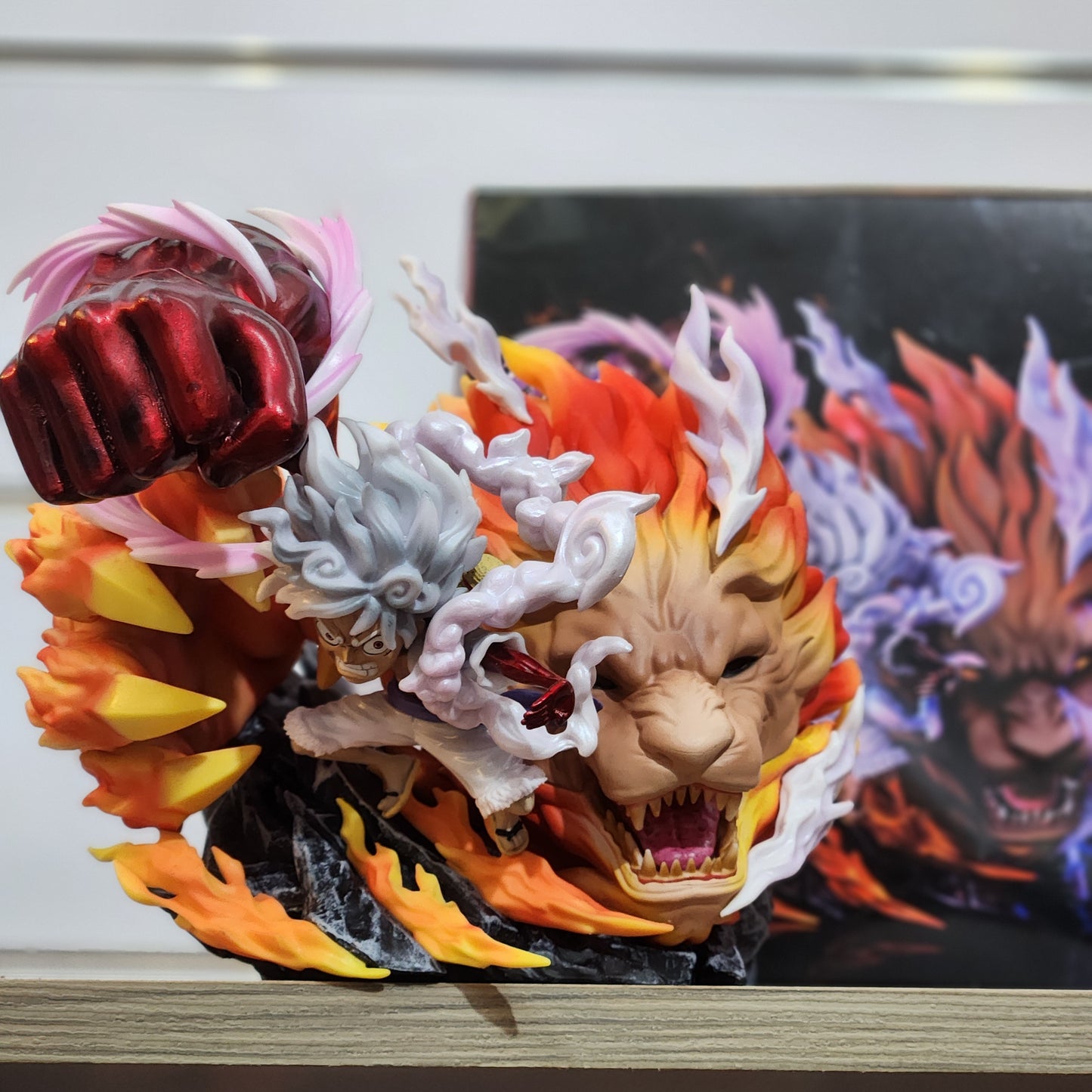 Figurine One Piece - Luffy Lion - Gear 5  (15 cm)
