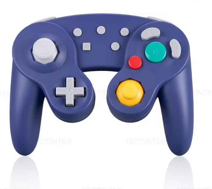Manette Sans Fil Style Gamecube Compatible avec Nintendo Switch 2 / Steam/Andriod/PC