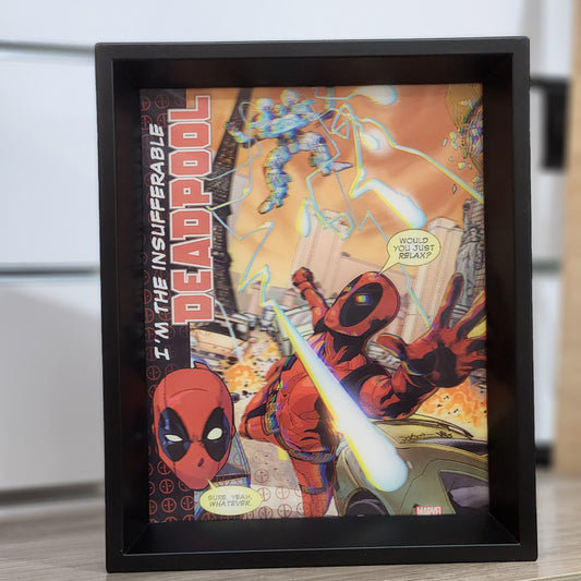 Cadre 3D Lenticulair DeadPool 29x24 cm