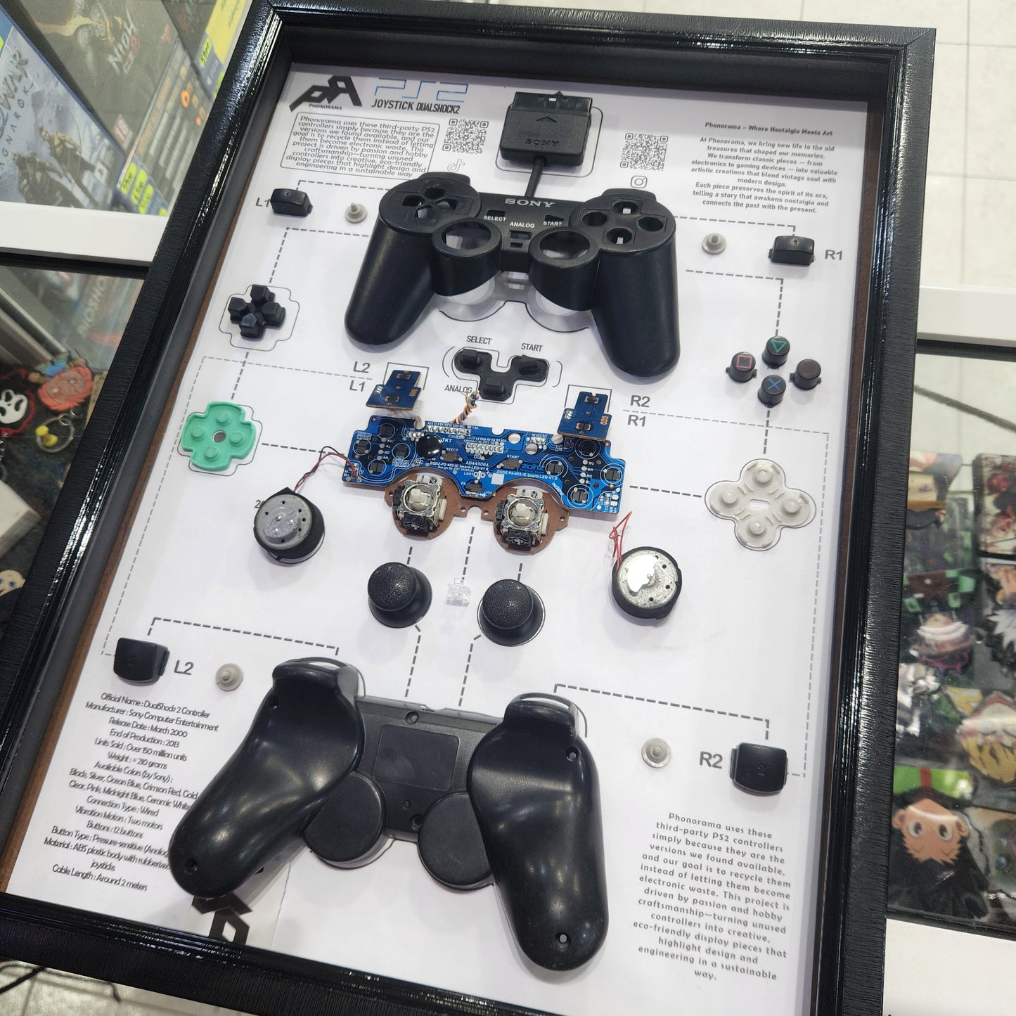 Cadre Decoratif Manette PS2