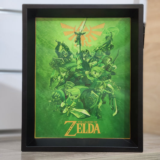 Cadre 3D Lenticulaire Zelda 29x24 cm