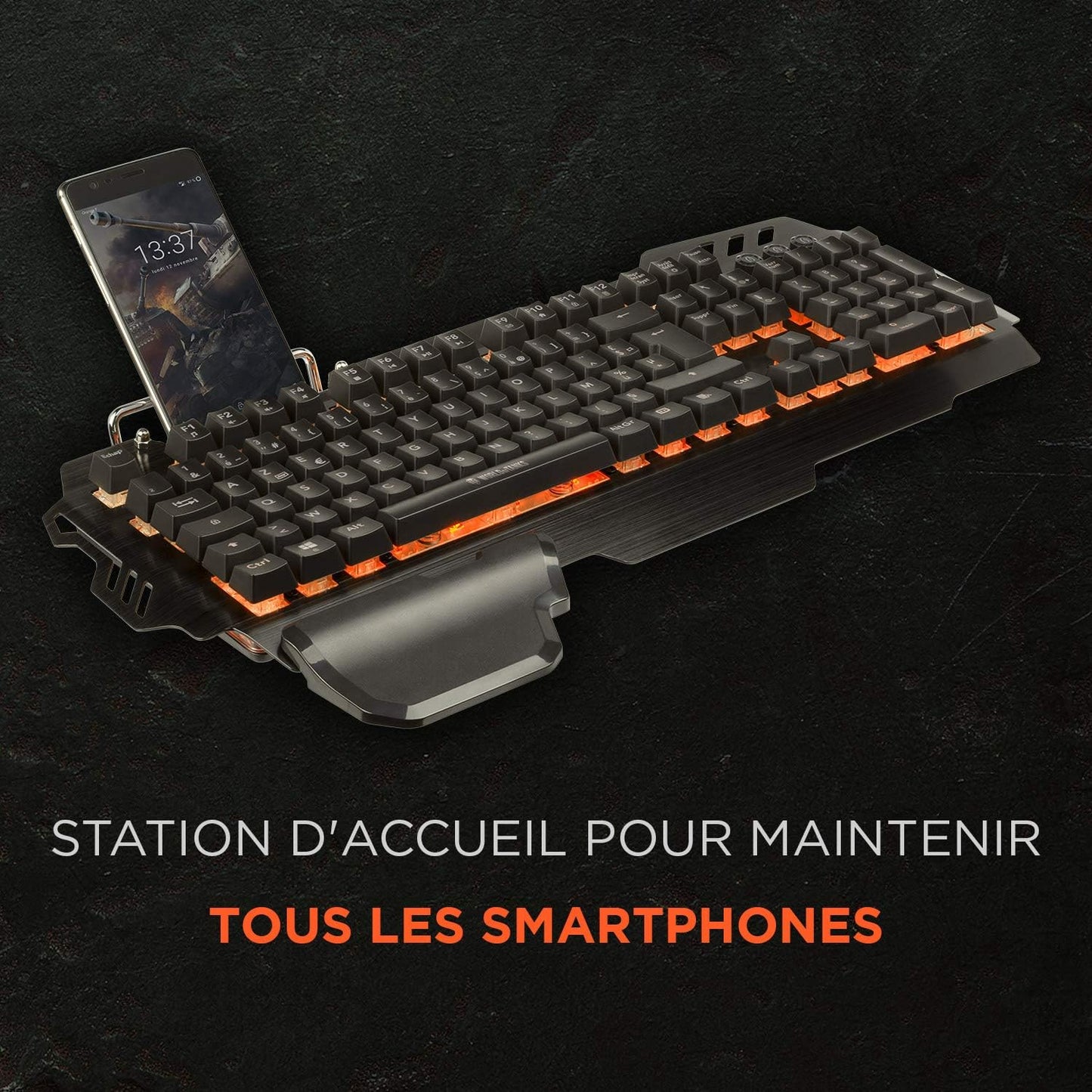Clavier Semi Mécanique Konix K50 World of Tanks
