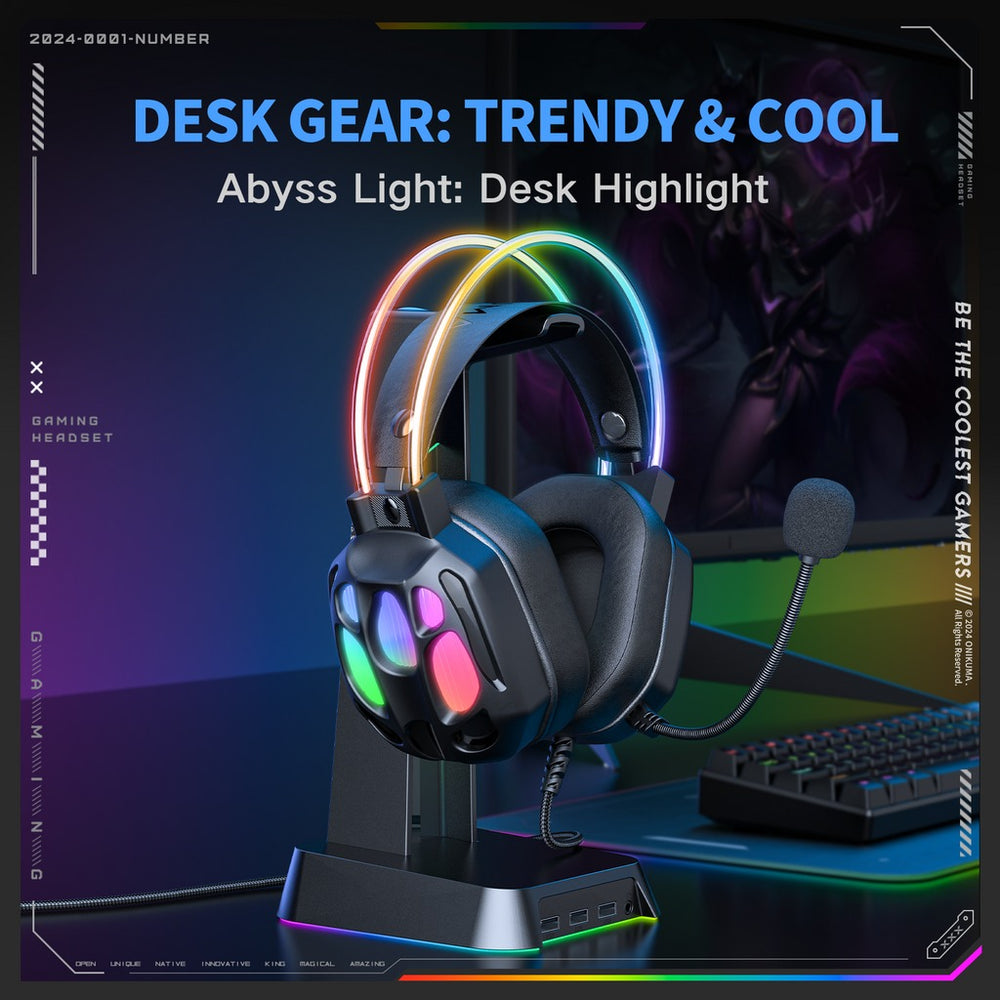 Casque Onikuma X89 RGB Wired Gaming Headset