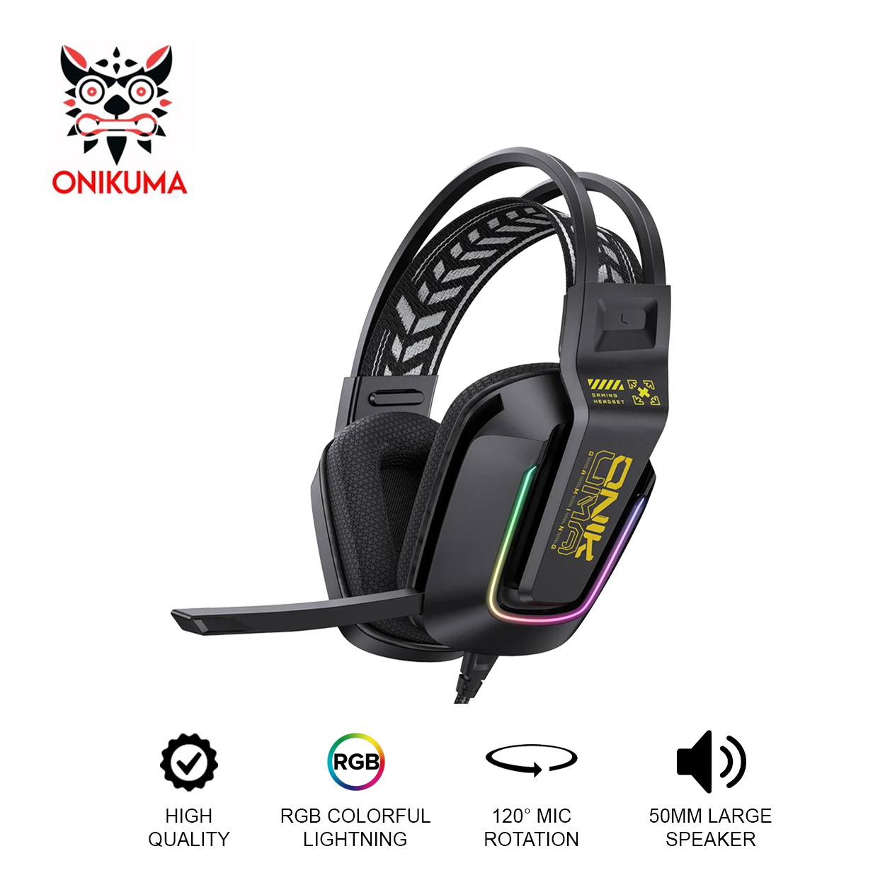 Casque Gaming Filaire Onikuma X13