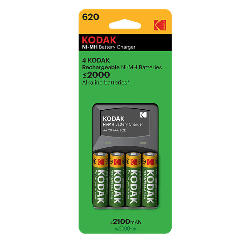 Chargeur + 4 Piles AA Rechargable 2100 mAh KODAK K620